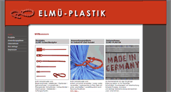 Desktop Screenshot of elmue-plastik.de